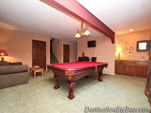 Enjoy a game of pool in the game room