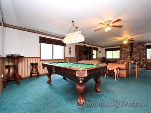 Game room with pool table, ping pong, and Foosball 