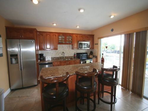 The Gourmet Kitchen Overlooks the Canal