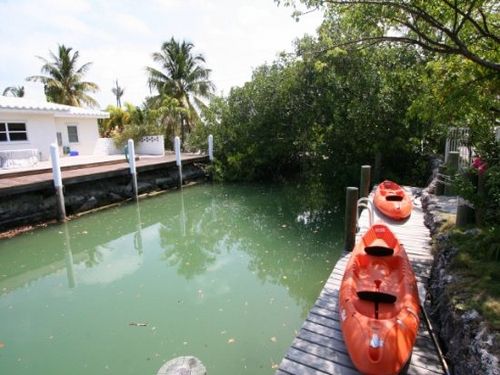The Use of 2 Kayaks is Included in Your Rental. Easy Water Access From the Backyard