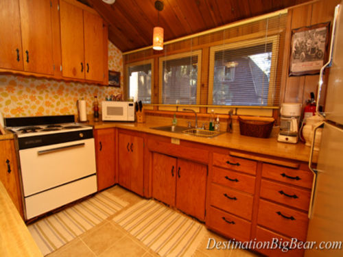 Fully stocked kitchen