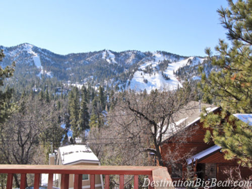 Enjoy incredible mountain and ski slope views