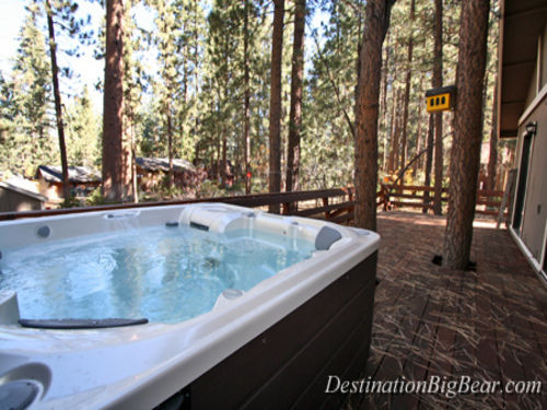 Outdoor hot tub