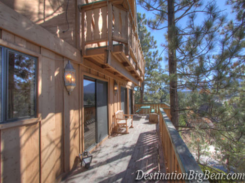 Mountain views from the back deck