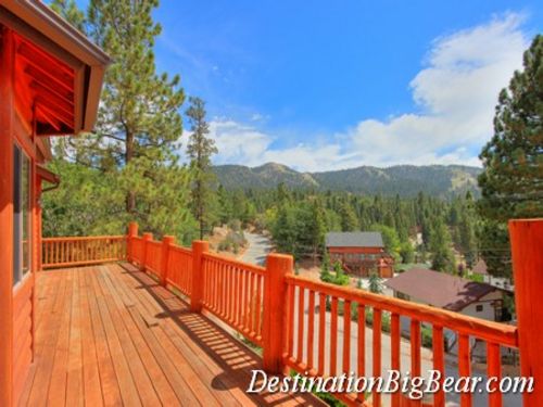 Mountain views from the back deck