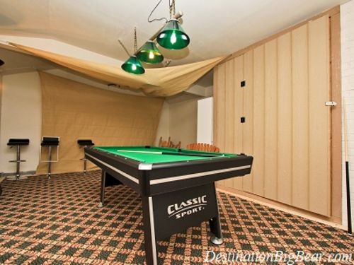 A new game room is recently completed with cable TV and a brand NEW POOL TABLE