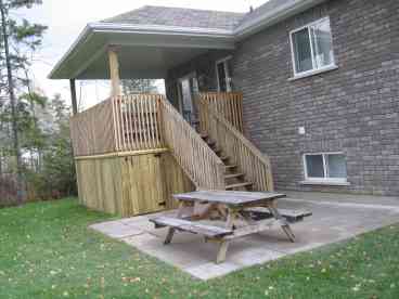 Back porch & patio