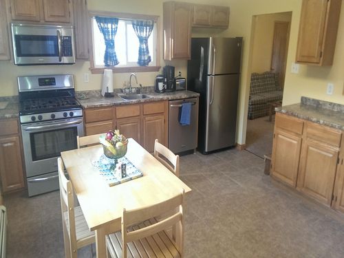 Kitchen and dining area