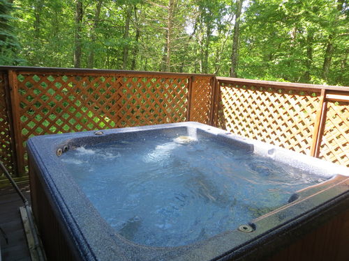 Out door hot tub, year round enjoyment