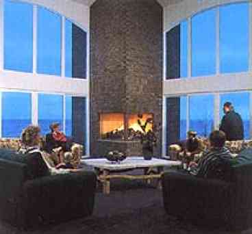 View of Lake Michigan from the Living Room