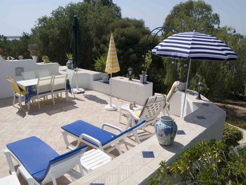 The roof terrace