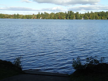 Lake Cochnewagon with shared lake access boat ramp