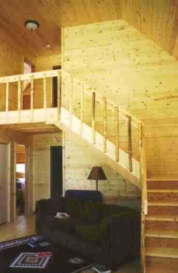 Stairway to loft
