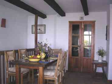 Dining Room with Stairs Down