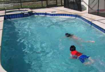South-facing Swimming Pool and Spa