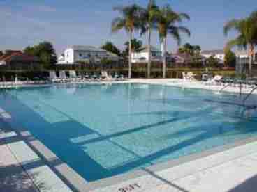 Large heated swimming pool