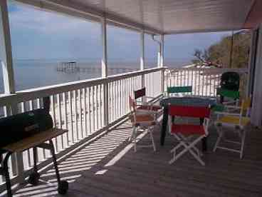 Dining on the balcony