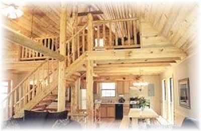 Kitchen and Sleeping Loft above