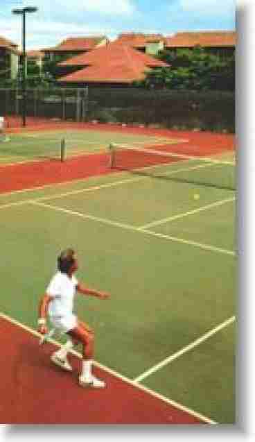 3 tennis courts