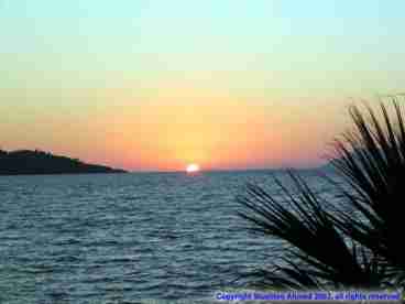 Sunset at Calis Beach
