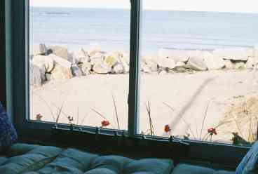 OCEAN VIEW FROM WINDOW SEAT IN DINING AREA