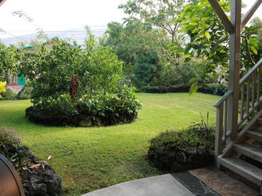 large, private yard