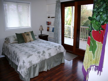 one of three bedrooms