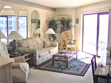 Living room with Sleeper sofa and Recliner