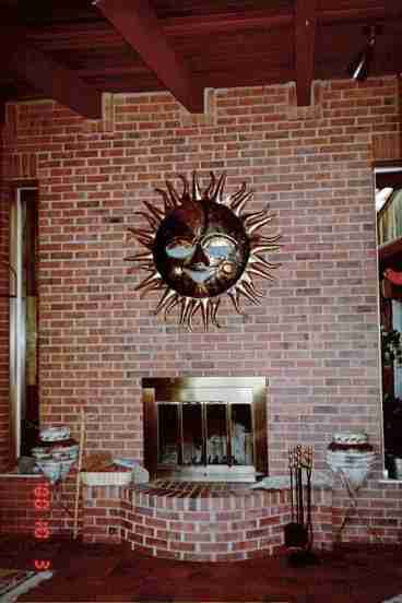 Woodburning Fireplace Living Room
