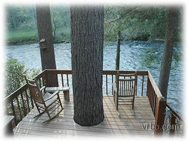 Deck Overlooking River