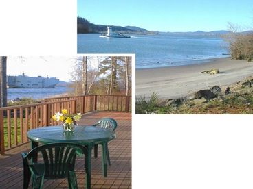 Private River Beach / Watch the Ships