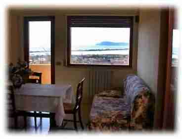 living room and main bedroom view