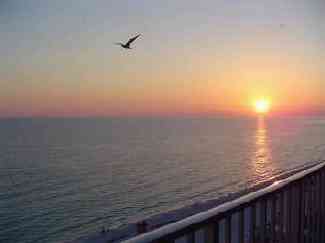 Spacious Private Balcony to View Beach and Sunset