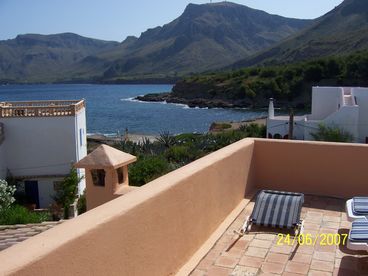 Sun deck with view