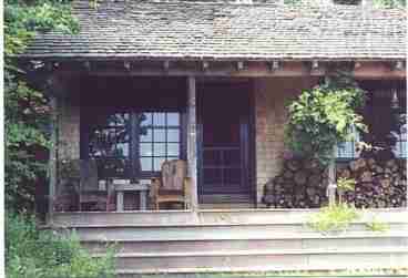 View of back deck.