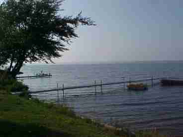 View from foot of dock (west)