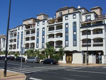 Front view of apartments