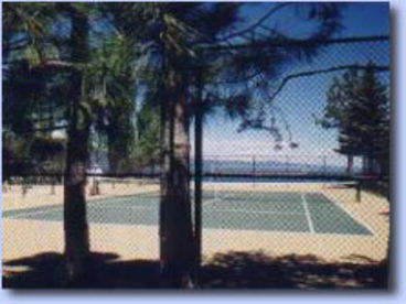 One of 7  Tennis Courts
