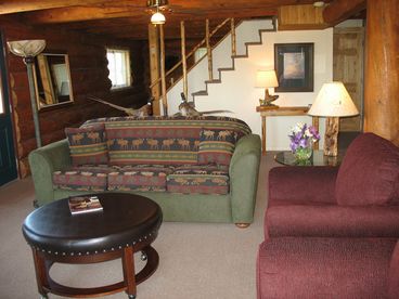 Big Brown Cabin living room.