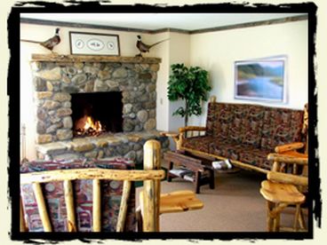 River Front Log Cabin on Ranch