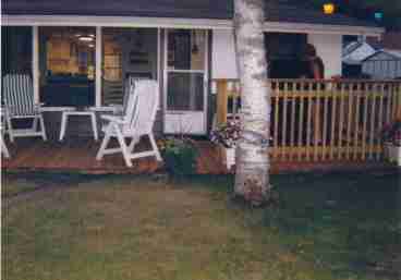 Out back