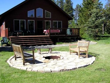 Back Deck and Fire Pit