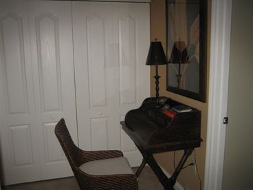 Desk in den