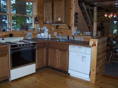 Modern kitchen fully stocked