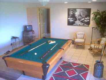 Basement Pool Table area