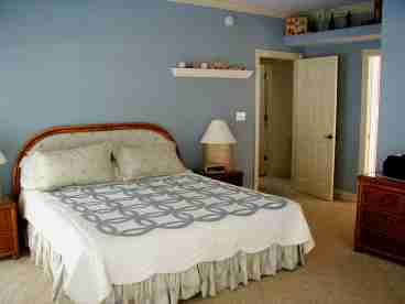 The large master bedroom has a nice covered tdeck that you can sit out and enjoy your coffee and view the beach.  There is a large walkin closet and 5 piece bathroom with walk in shower, double lavs and jacuzzi tub. Ceiling fans keep you cool when you don\\\\\\\\\\\\\\\\\\\\\\\\\\\\\\\\\\\\\\\\\\\\\\\\\\\\\\\\\\\\\\\'t need the AC