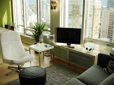Living area - floor to ceiling windows