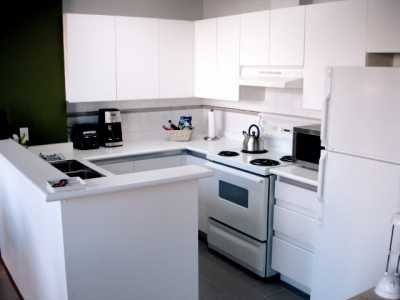 fully equipped kitchen - microwave, dishwasher, toaster and coffee maker and everything else you need to make yourself at home