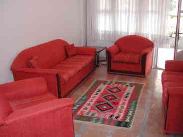 Living room
couch with bed