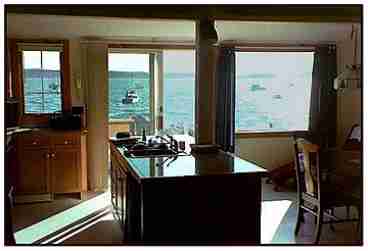kitchen and view